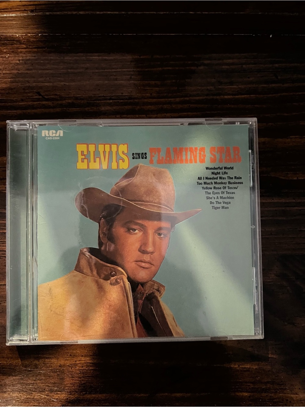 Elvis Sings Flaming Star CD - Blue & Yellow Cover